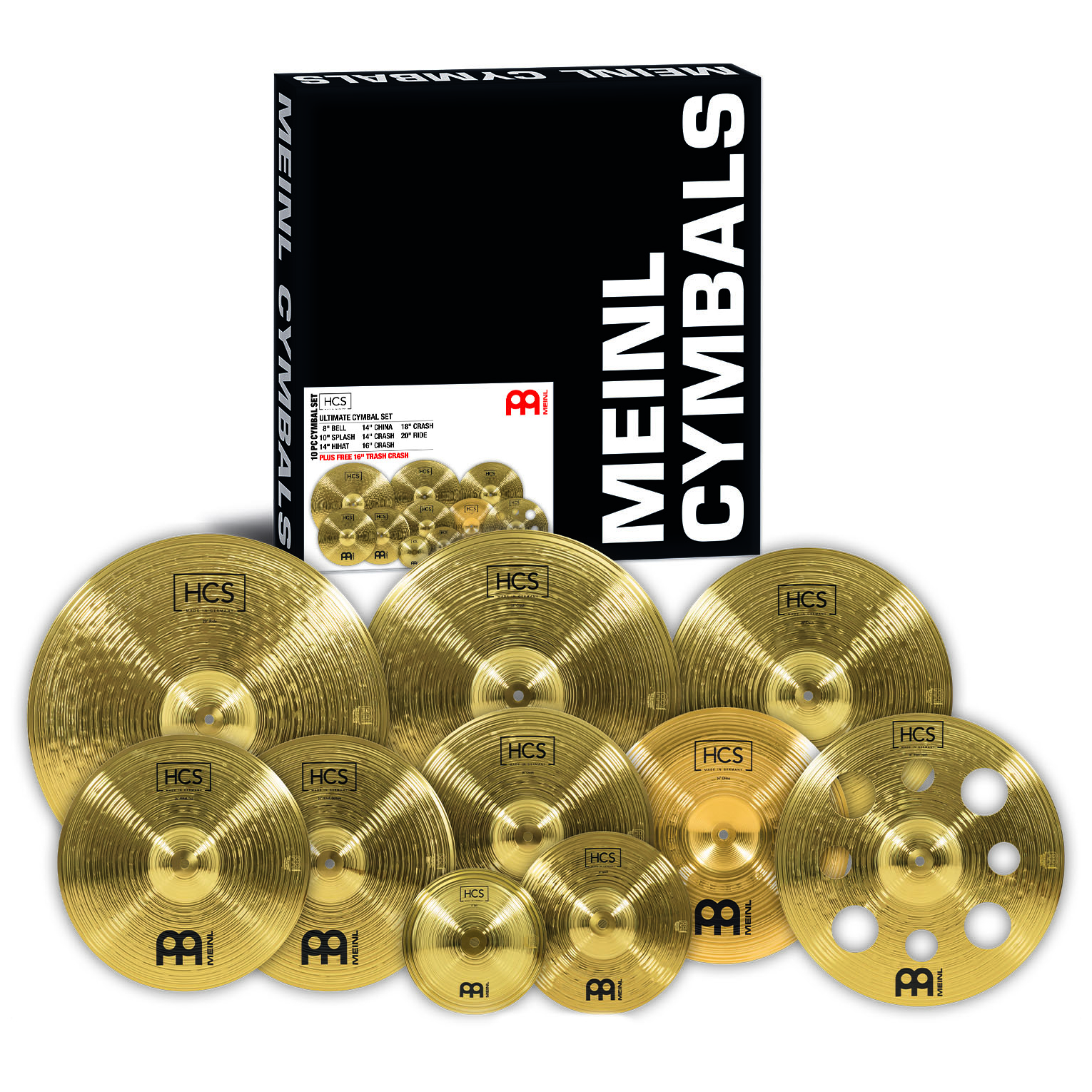 Meinl Cymbals - Meinl Cymbals HCS-SCS1 - HCS Ultimate Cymbal Set
