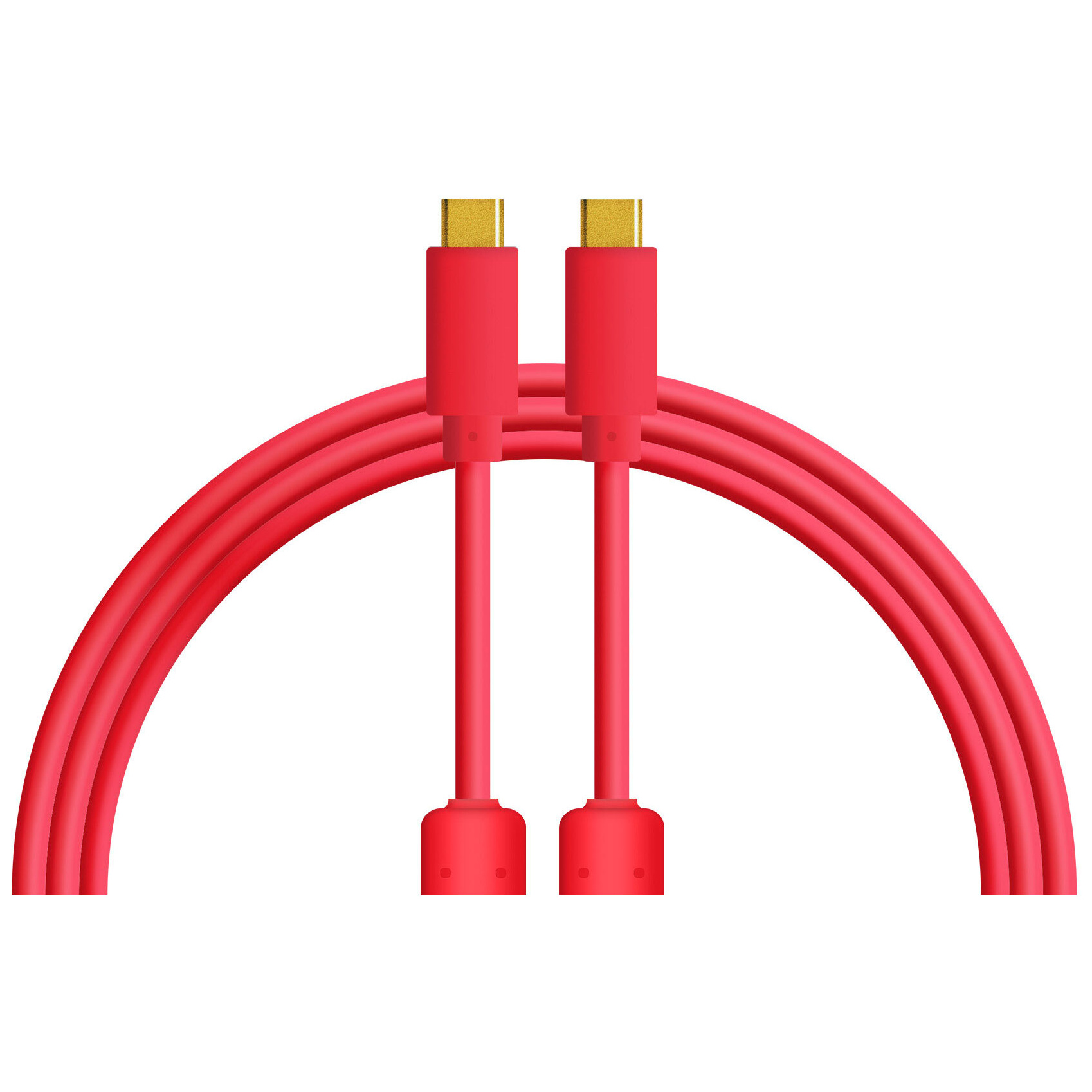 DJ TechTools Chroma Cables USB-C to C red