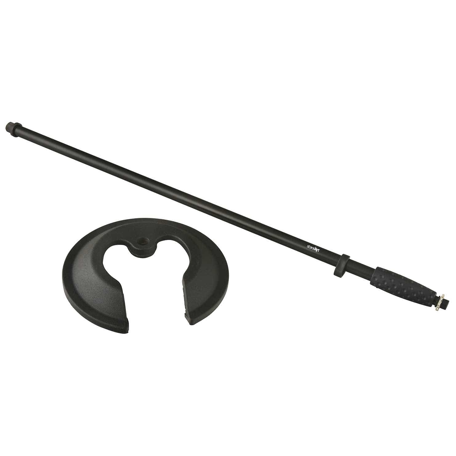 Stand Art - Stand Art Mikrofonstativ Teller Schwarz 87 - 147 cm - 4