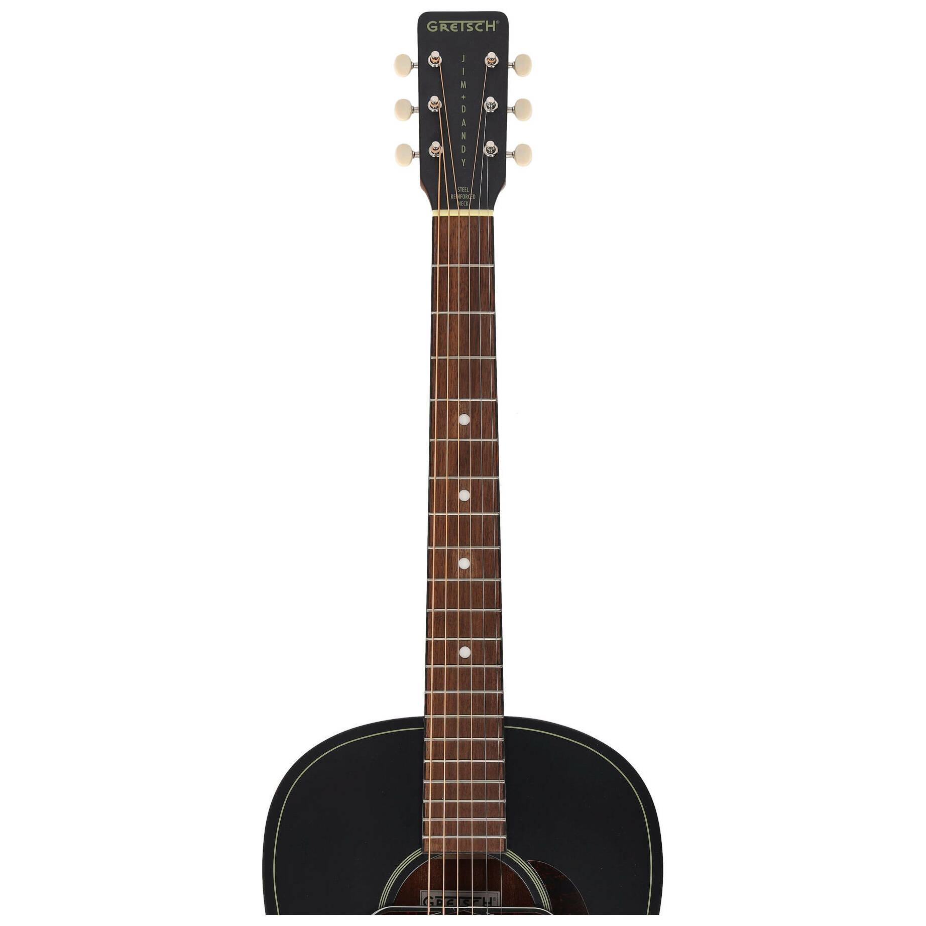 Gretsch Jim Dandy Deltoluxe Dreadnought WN TSPG BLKT 13