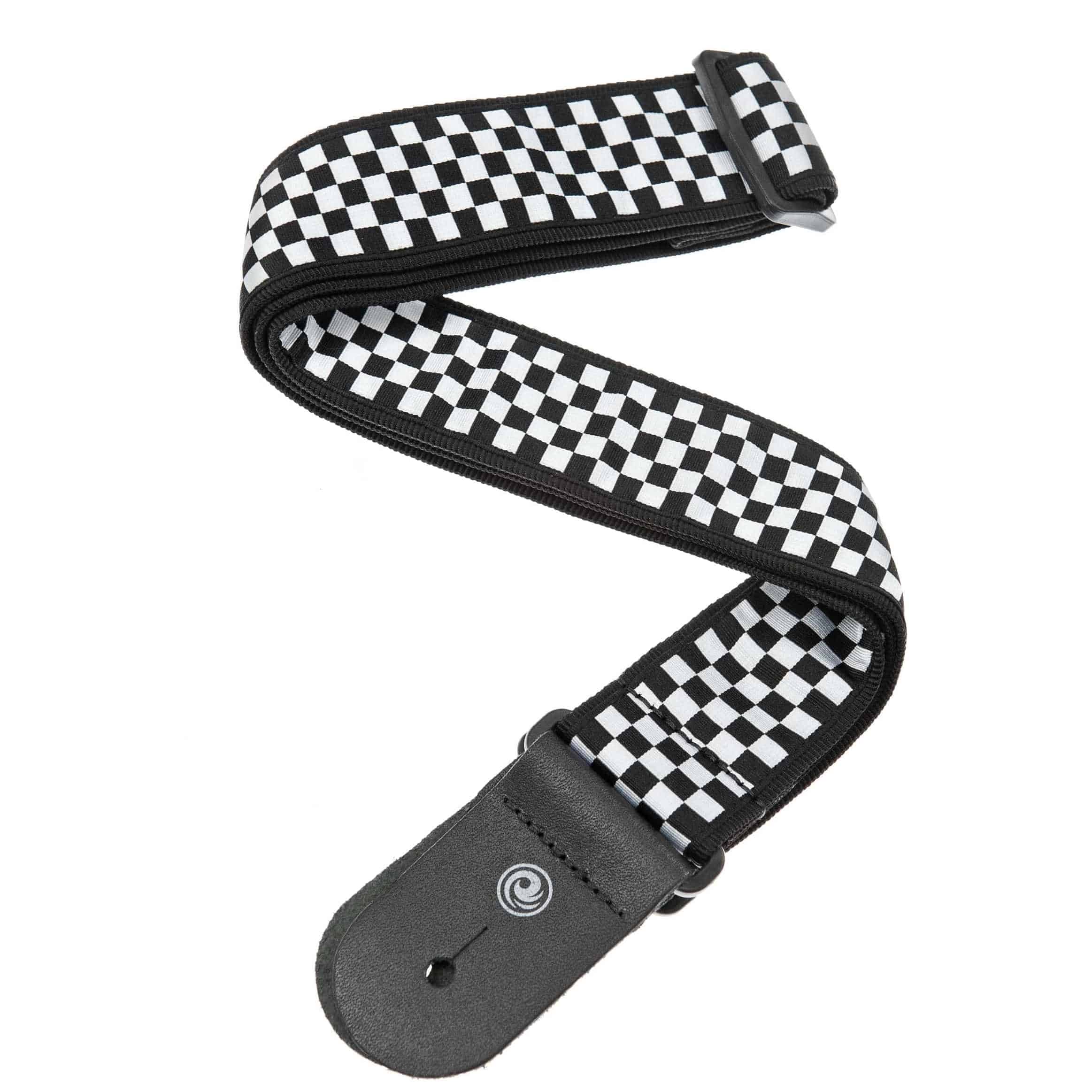 D’Addario - D’Addario Gitarrengurt - Nylongewebe, Check Mate - 1