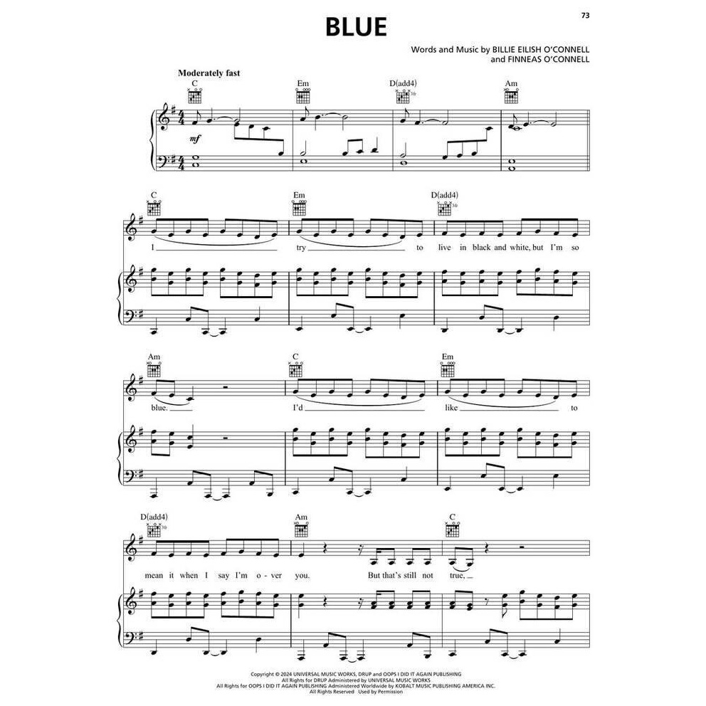 Hal Leonard Billie Eilish - Hit Me Hard And Soft 2