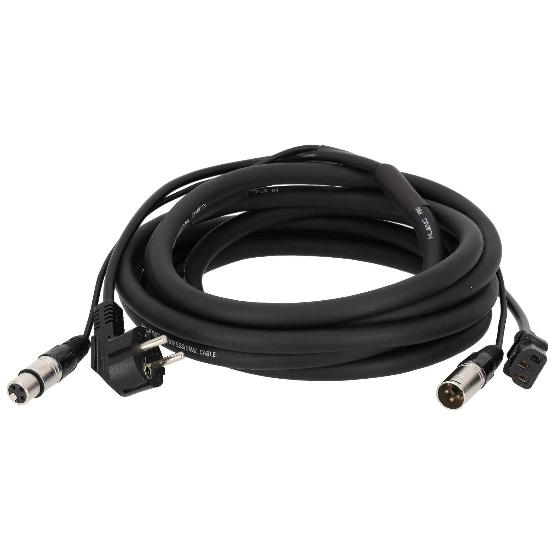 Klang Schuko-IEC XLR Hybridkabel 5 Meter 1