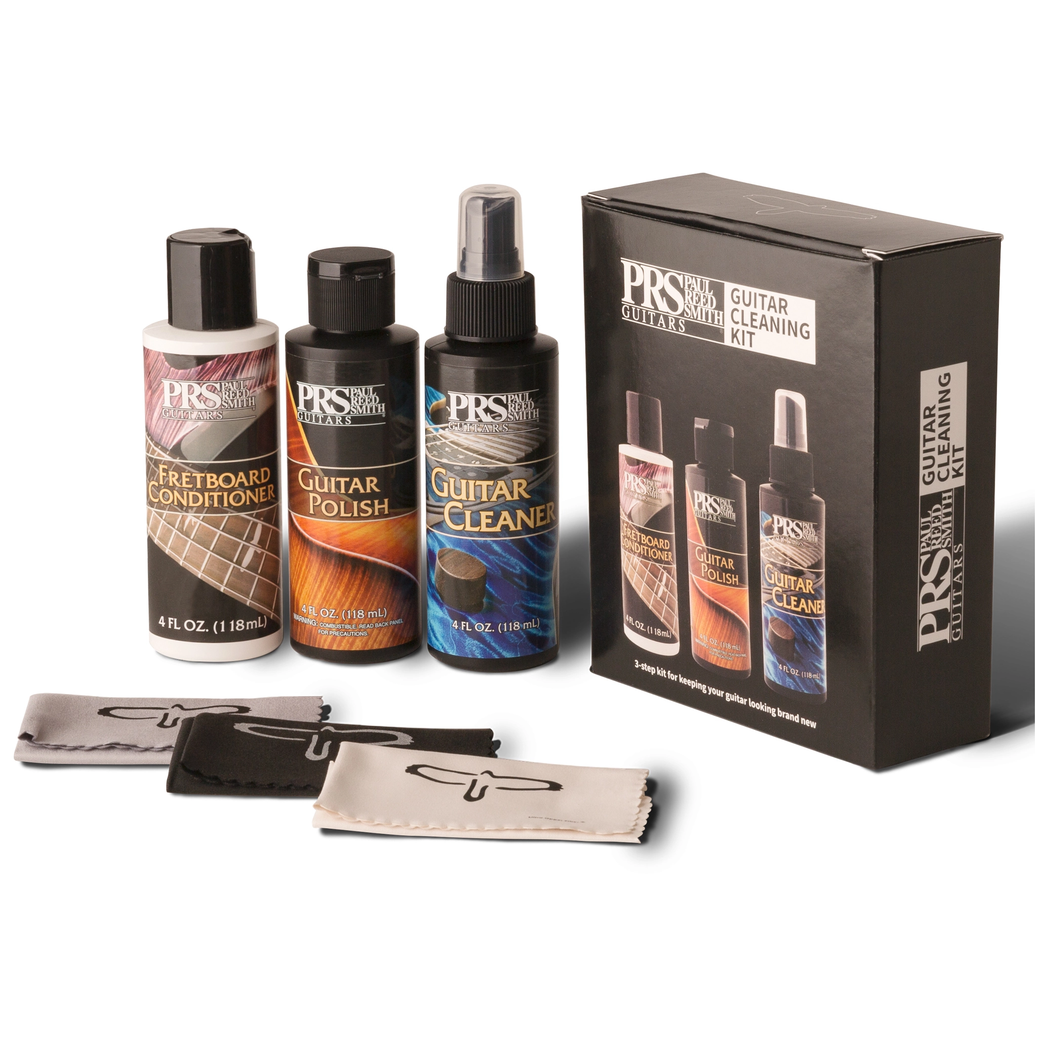 PRS Guitar Care Bundle Cleaner Nitro Friendly Polish and Conditioner