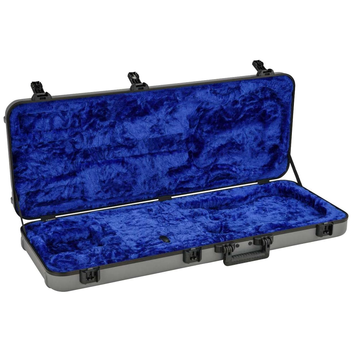 Image of Fender deluxe moulded case silver blue 10022641 1
