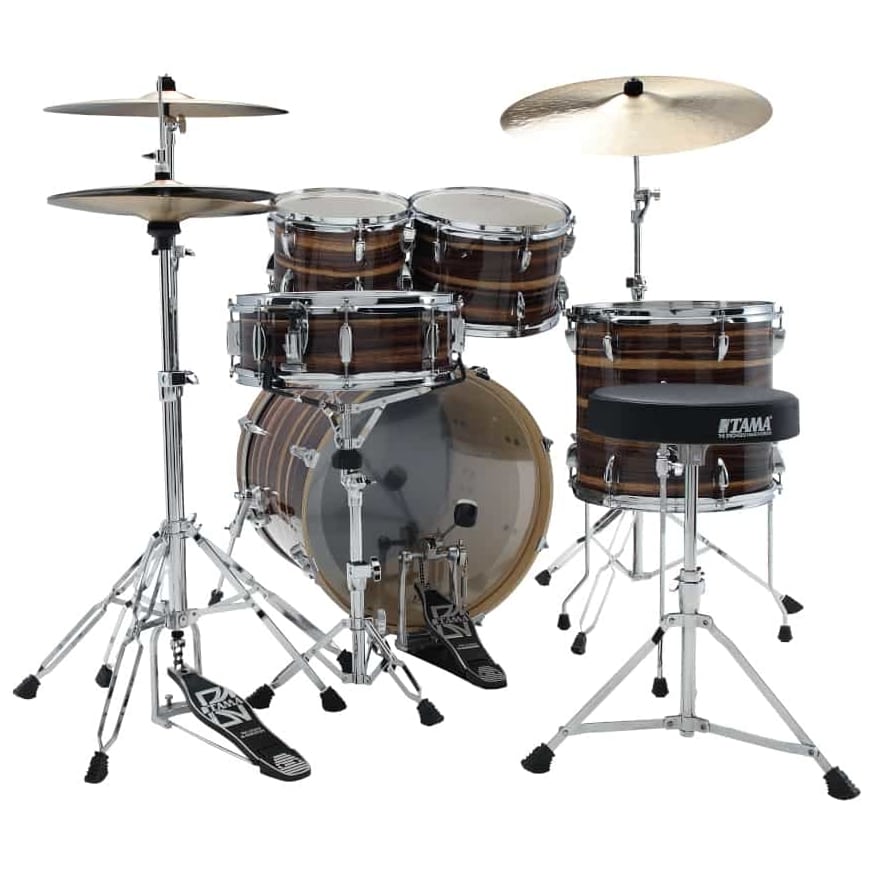 Tama - Tama IE52KH6W-CTW - Imperialstar - Coffee Teak Wrap + Meinl HCSB - 2