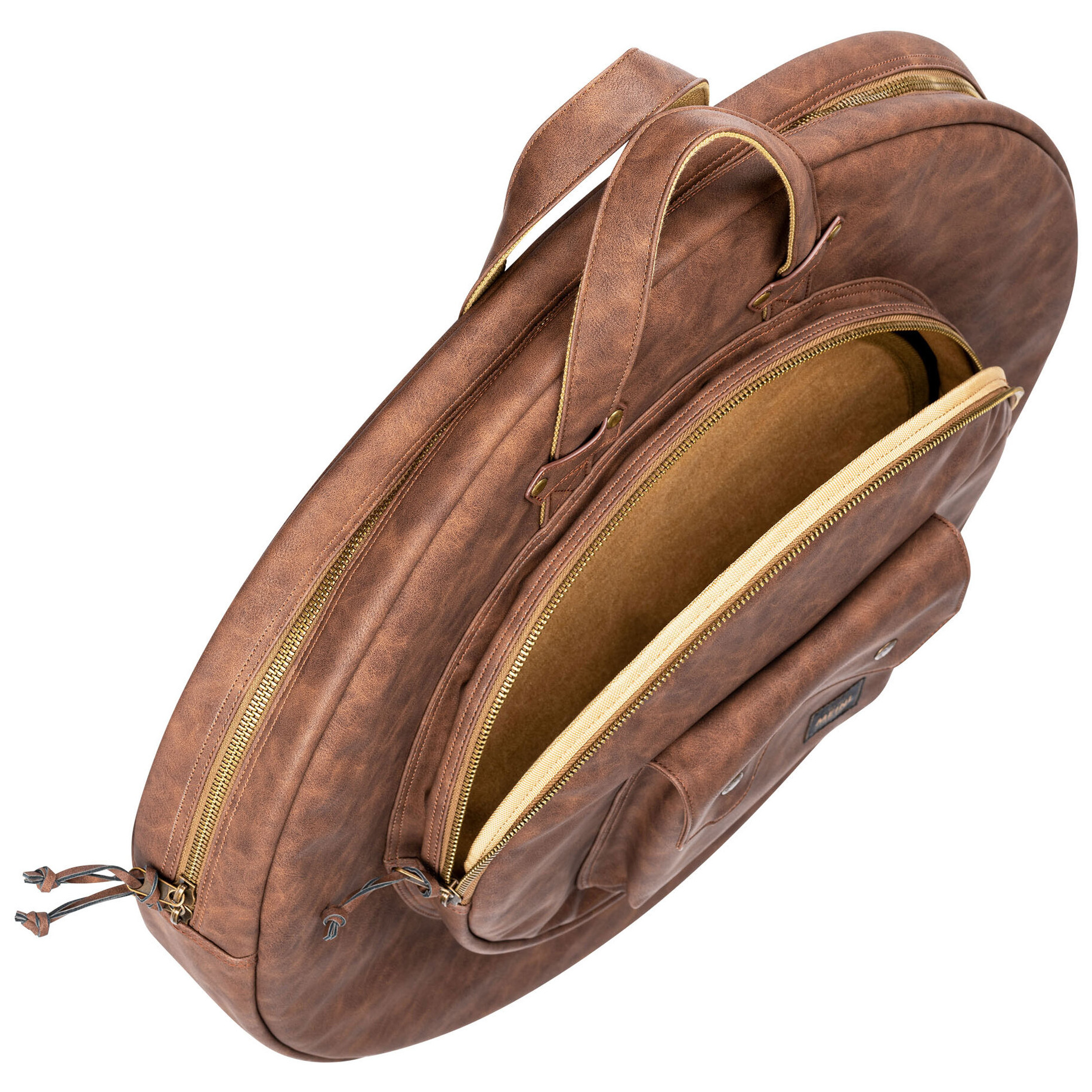 Meinl Cymbals MVHC22LB 22" Light Brown Vintage Hyde Cymbal Bag 3