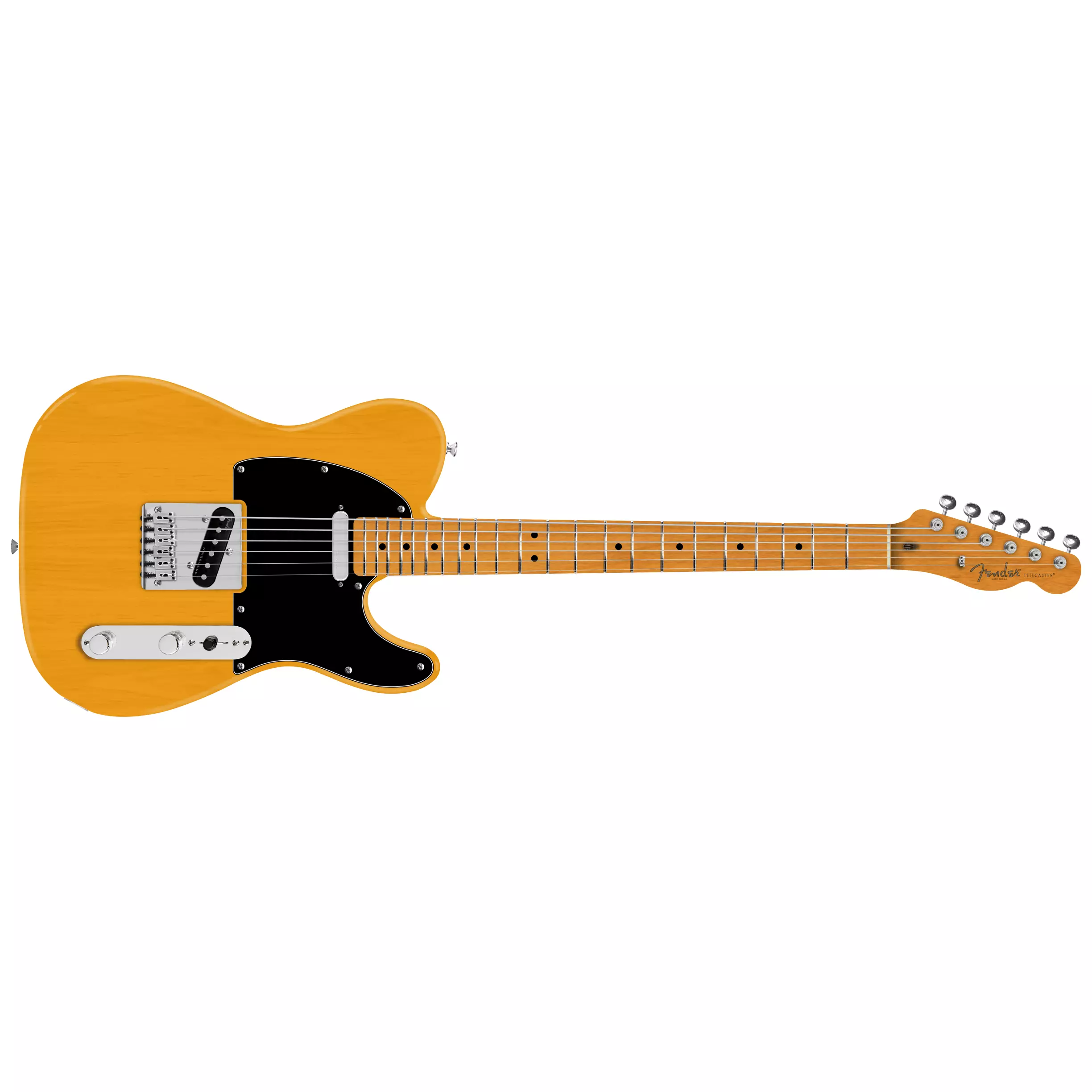 Fender 75th Anniversary Player II Baritone Telecaster MN Butterscotch Blonde