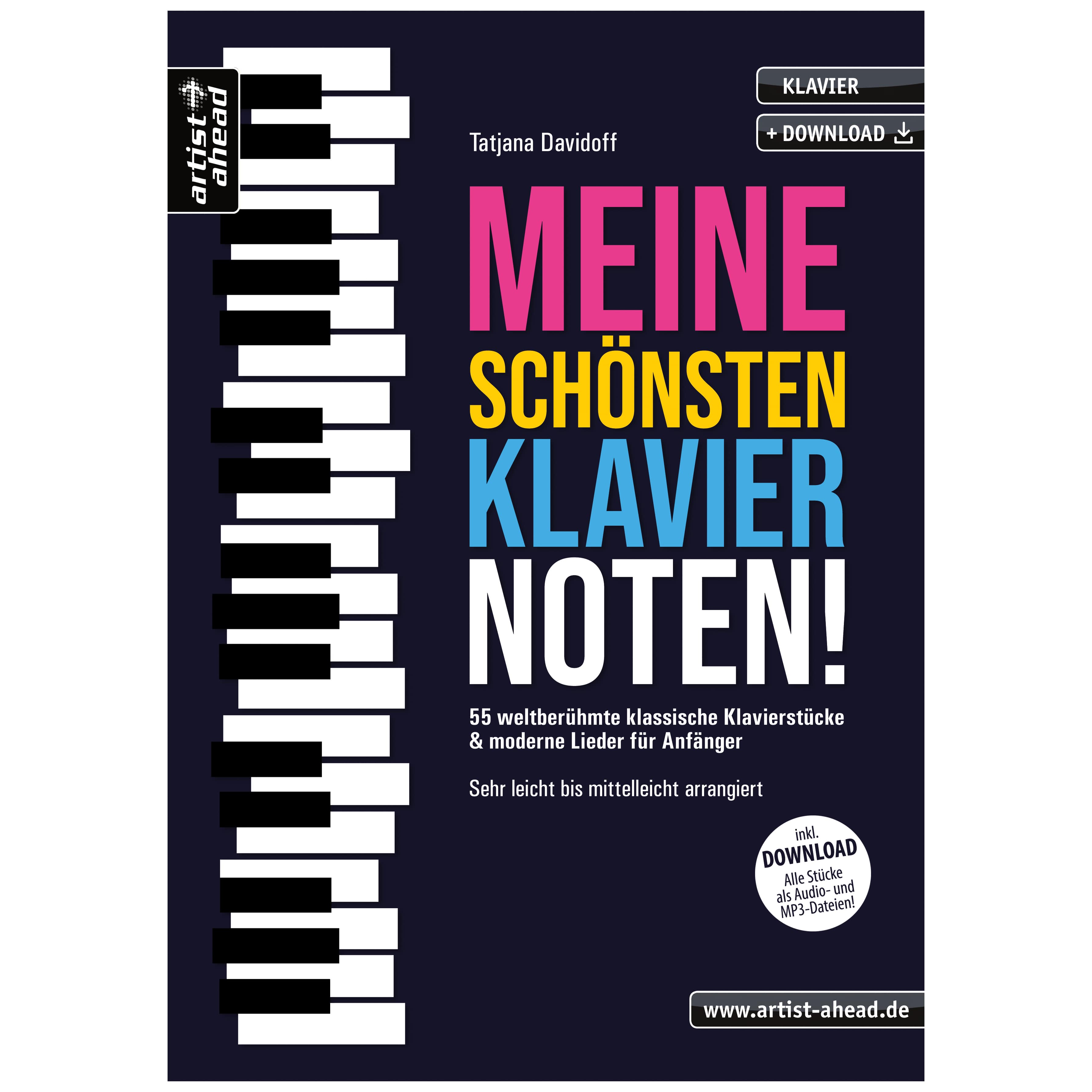 Artist Ahead Meine schönsten Klaviernoten! - Tatjana Davidoff