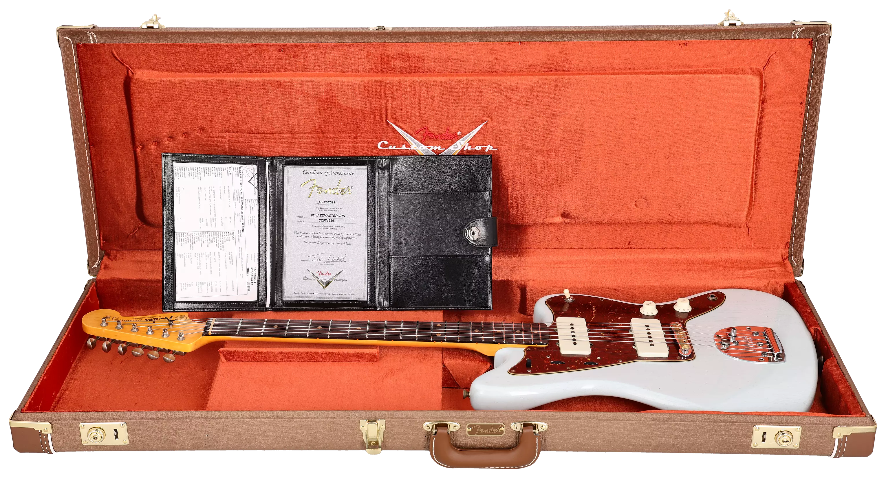 Fender Custom Shop 1962 Jazzmaster Journeyman Relic Super Faded Aged Sonic Blue 16