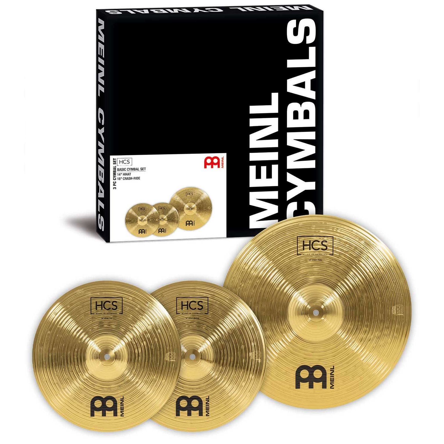 Meinl Cymbals - Meinl Cymbals HCS1418 - HCS Basic Cymbal Set