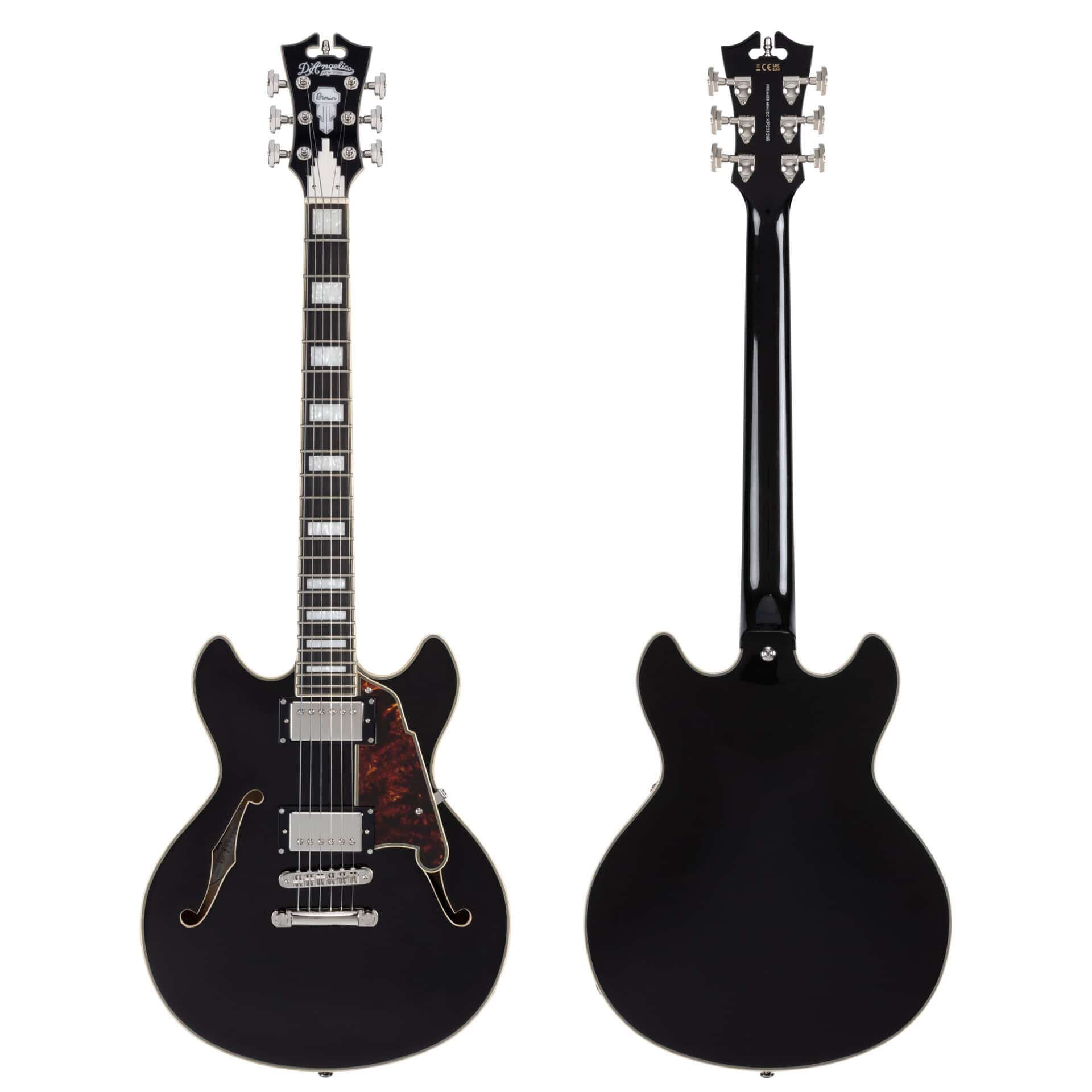 D’Angelico Guitars Premier Mini DC Black Flake 2