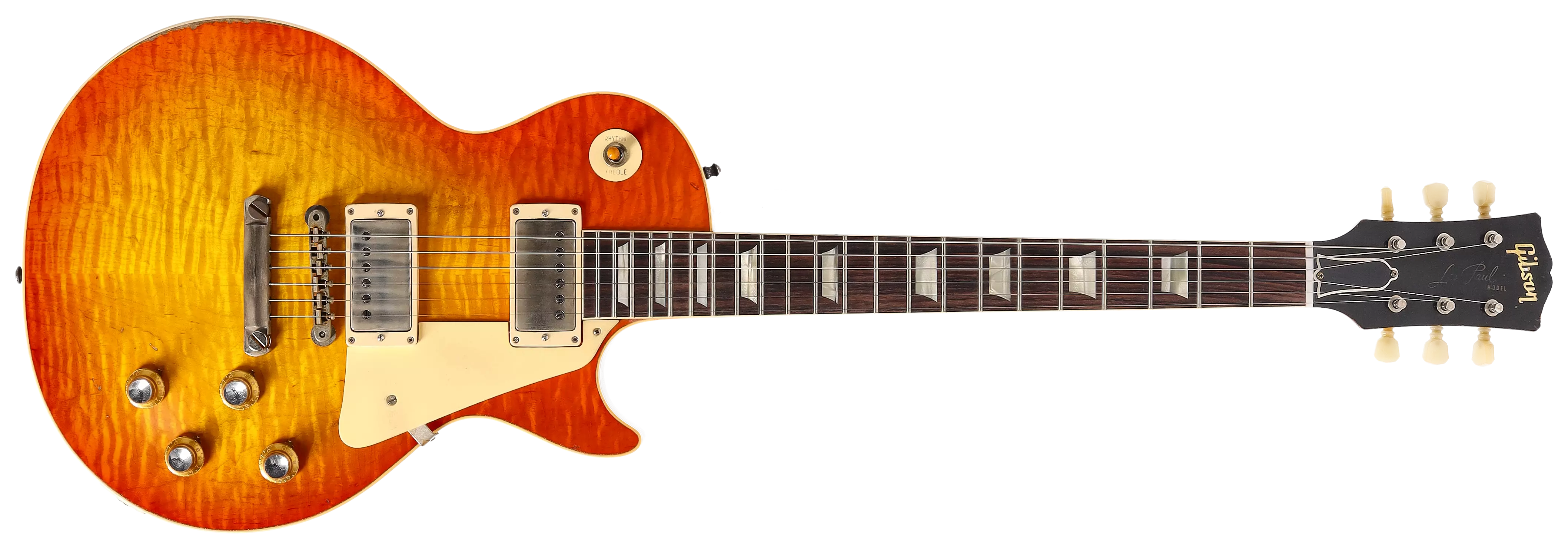 Gibson 1960 Les Paul Standard Reissue Heavy Aged Tangerine Burst Murphy Lab #1 1