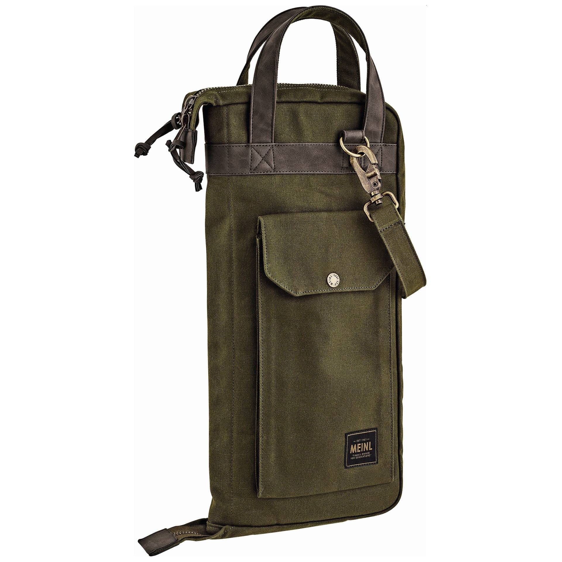Image of Meinl cymbals mwsgr canvas collection stick bag, forrest green 10028398 0