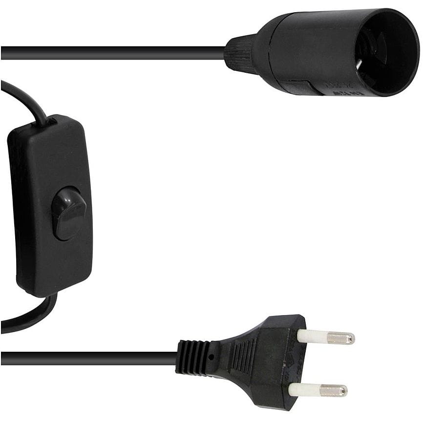 Eurolite E-14 Socket Power Cable, Plug, Switch 1