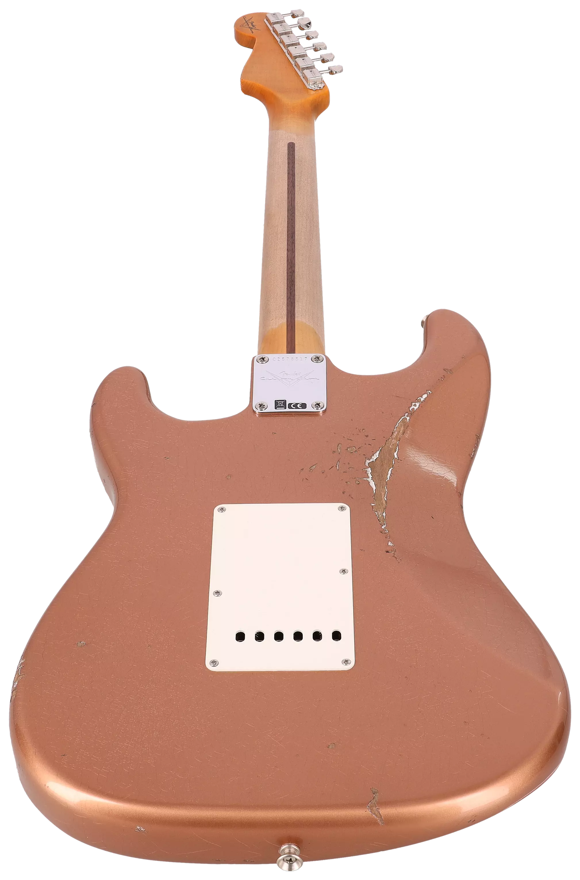 Fender Custom Shop 1963 Stratocaster Relic Aged Copper Metallic #CZ578517 4
