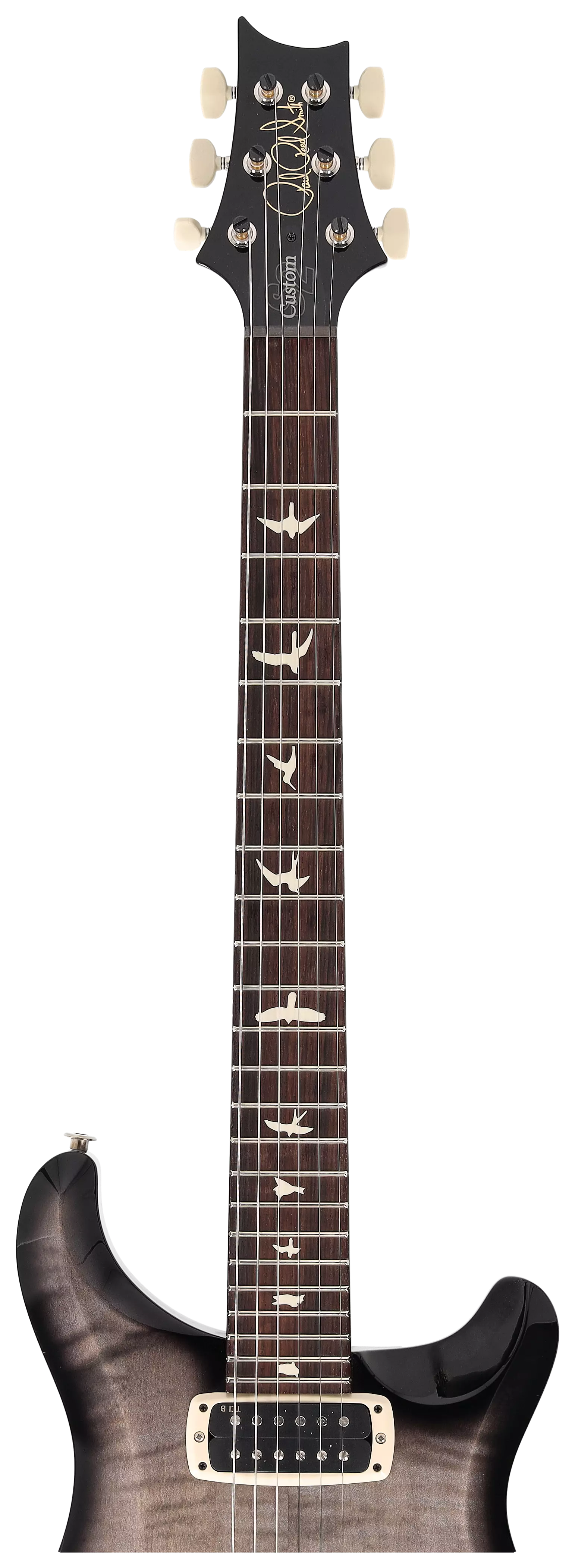 PRS S2 Custom 24-08 Faded Gray Black Burst 9