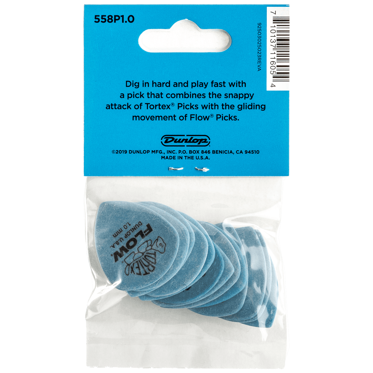 Dunlop Tortex Flow Std. Picks 1.00 Player's Pack 12 Stück 1