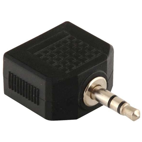Klang - Klang S65 Adapter 2 x 3,5 mm Monoklinkenbuchse auf 3,5 mm Stereoklinkenstecker - 1