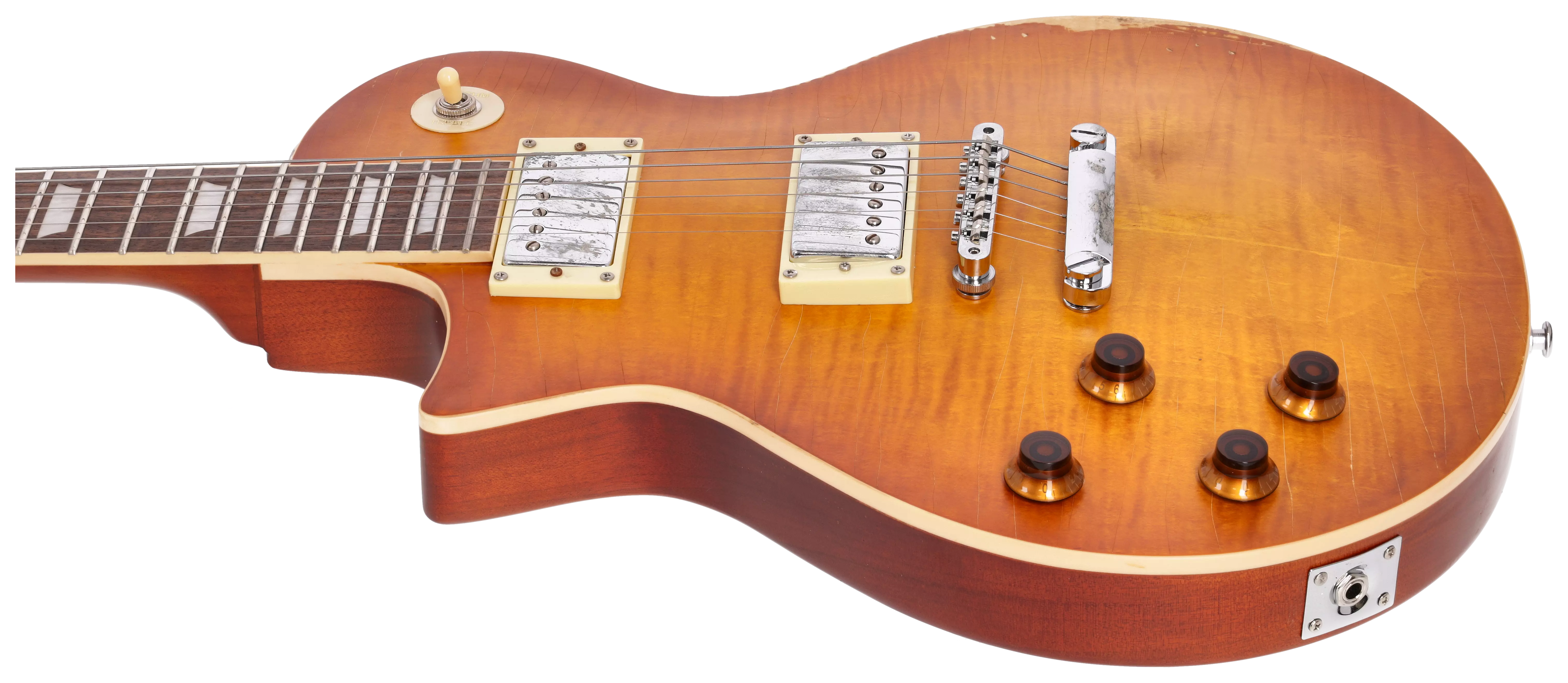 Redwood Relics LP-Style LH Dirty Lemon Burst inkl. Case 5