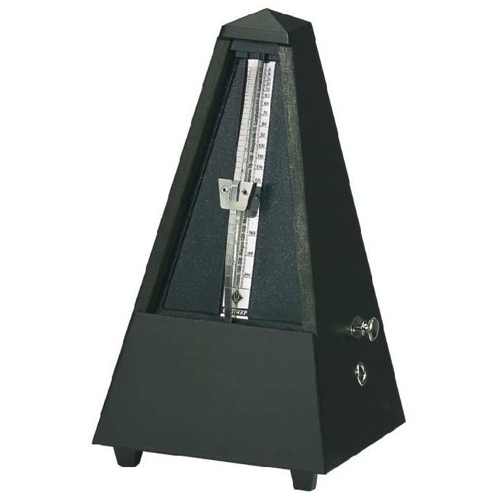 Wittner - Wittner Metronom 816 Schwarz Poliert mit Glocke