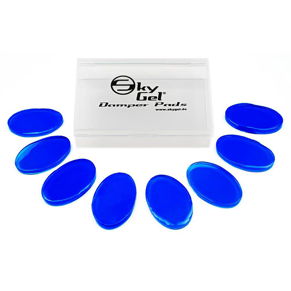  8 Crystal Blue Damper Pads