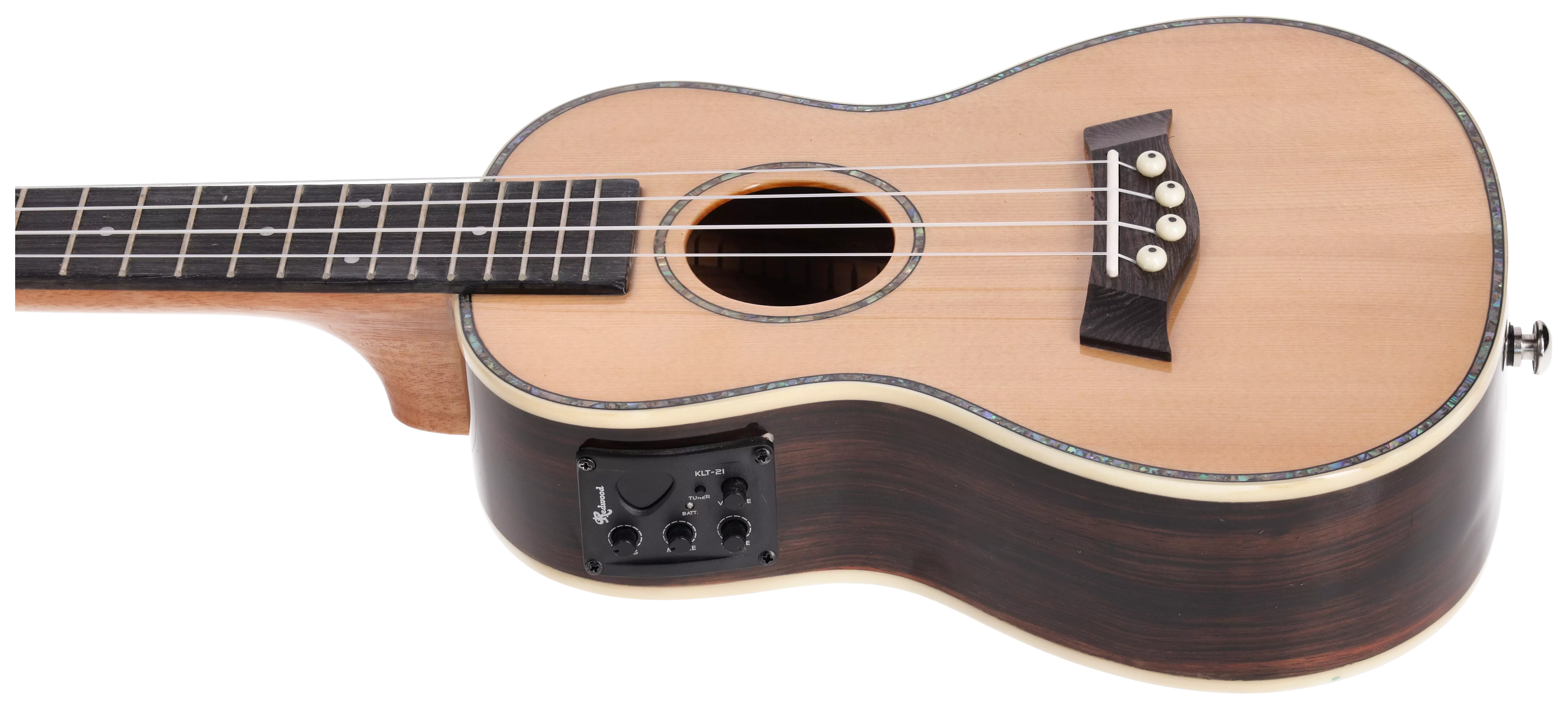 Redwood Halo-Halo Concert Ukulele Solid Top Gloss + Pickup 4