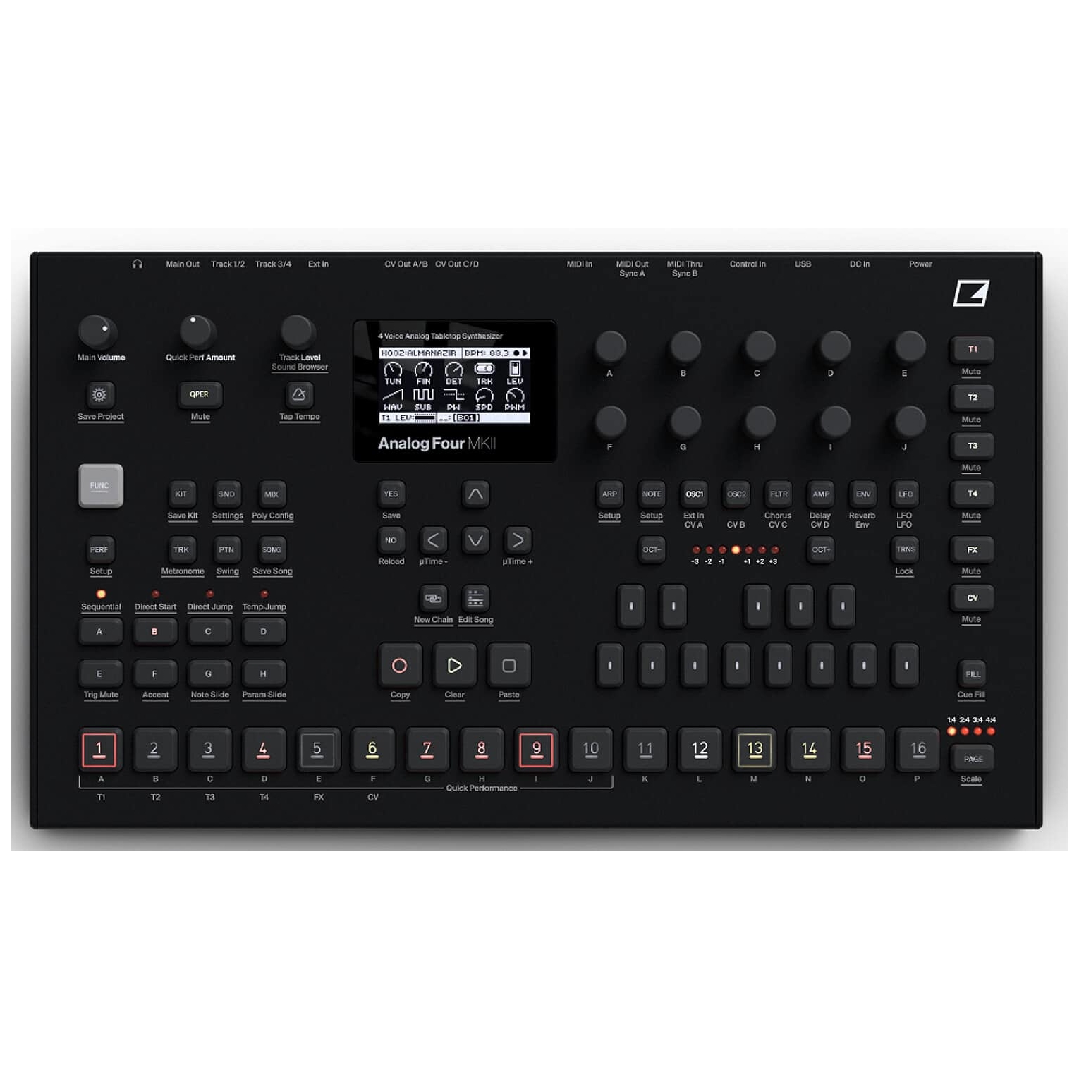 Elektron - Elektron Analog Four MKII Black - 1