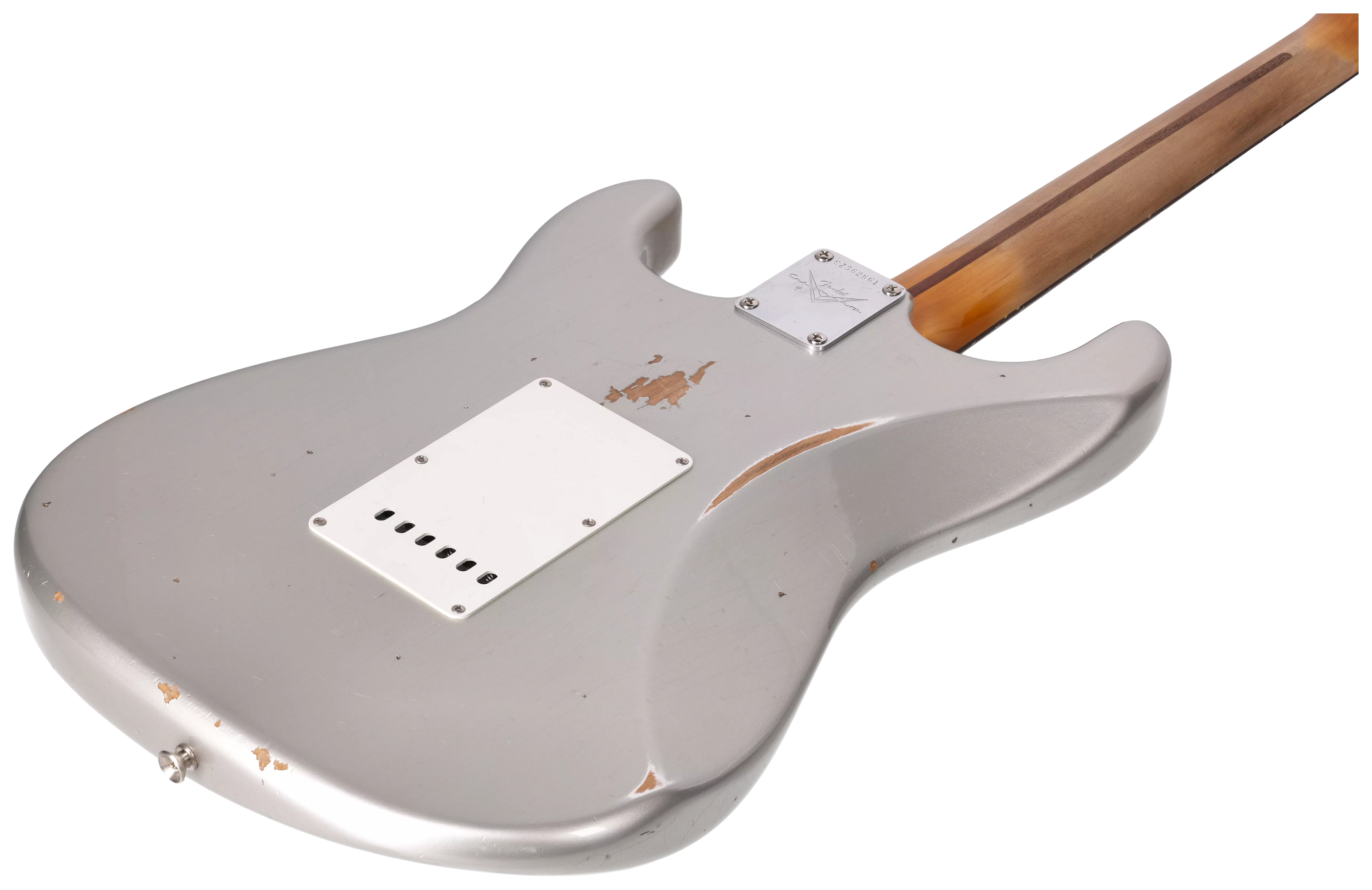 Fender Custom Shop 1963 Stratocaster Relic Aged Inca Silver Metallic #2 7