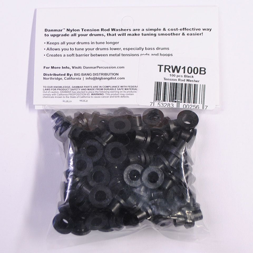  Tension Rod Washers 100 Pcs. Black 1