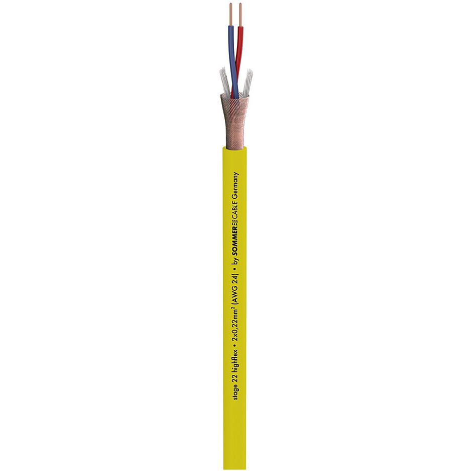 Sommer Cable Stage 22 Highflex yellow 1