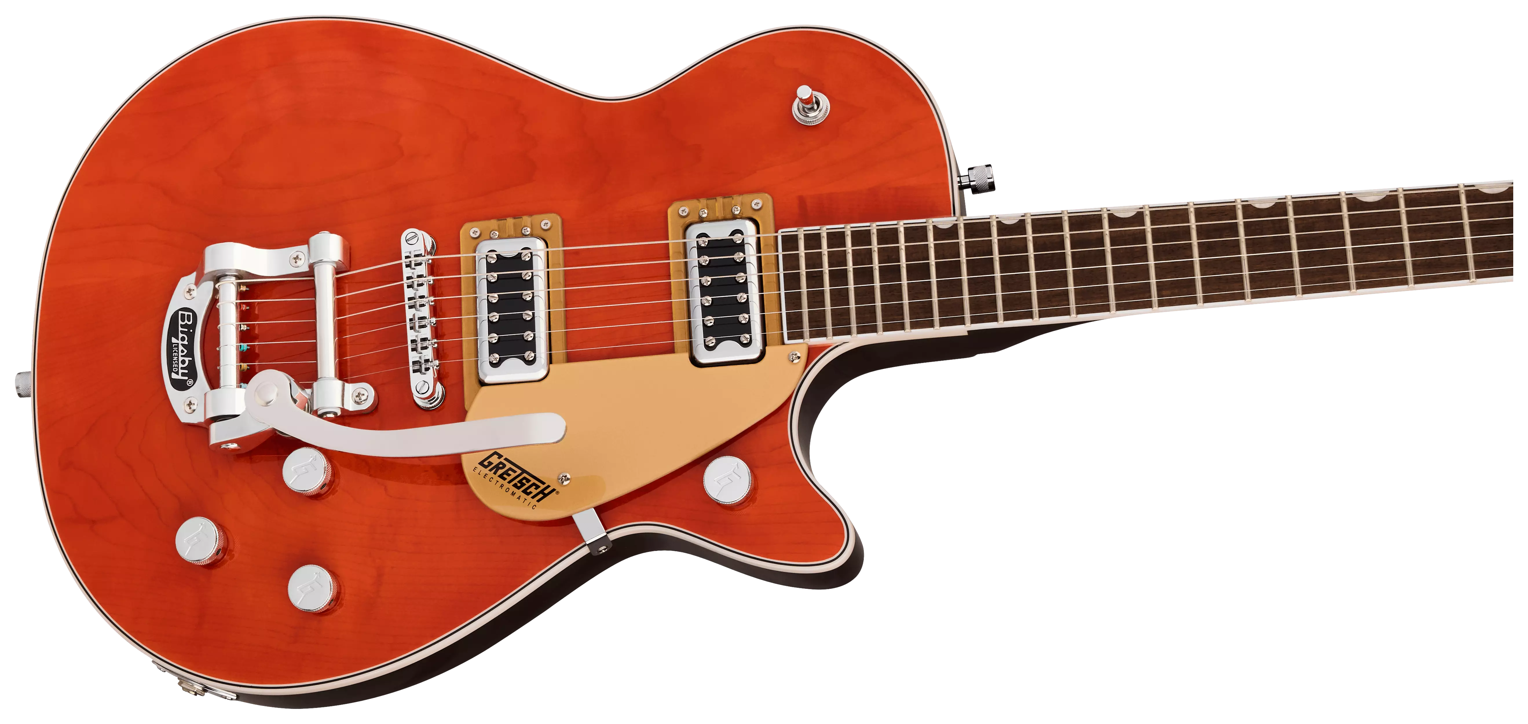 Gretsch G5230T Electromatic Jet FT SC Bigsby LRL Orange Stain 3