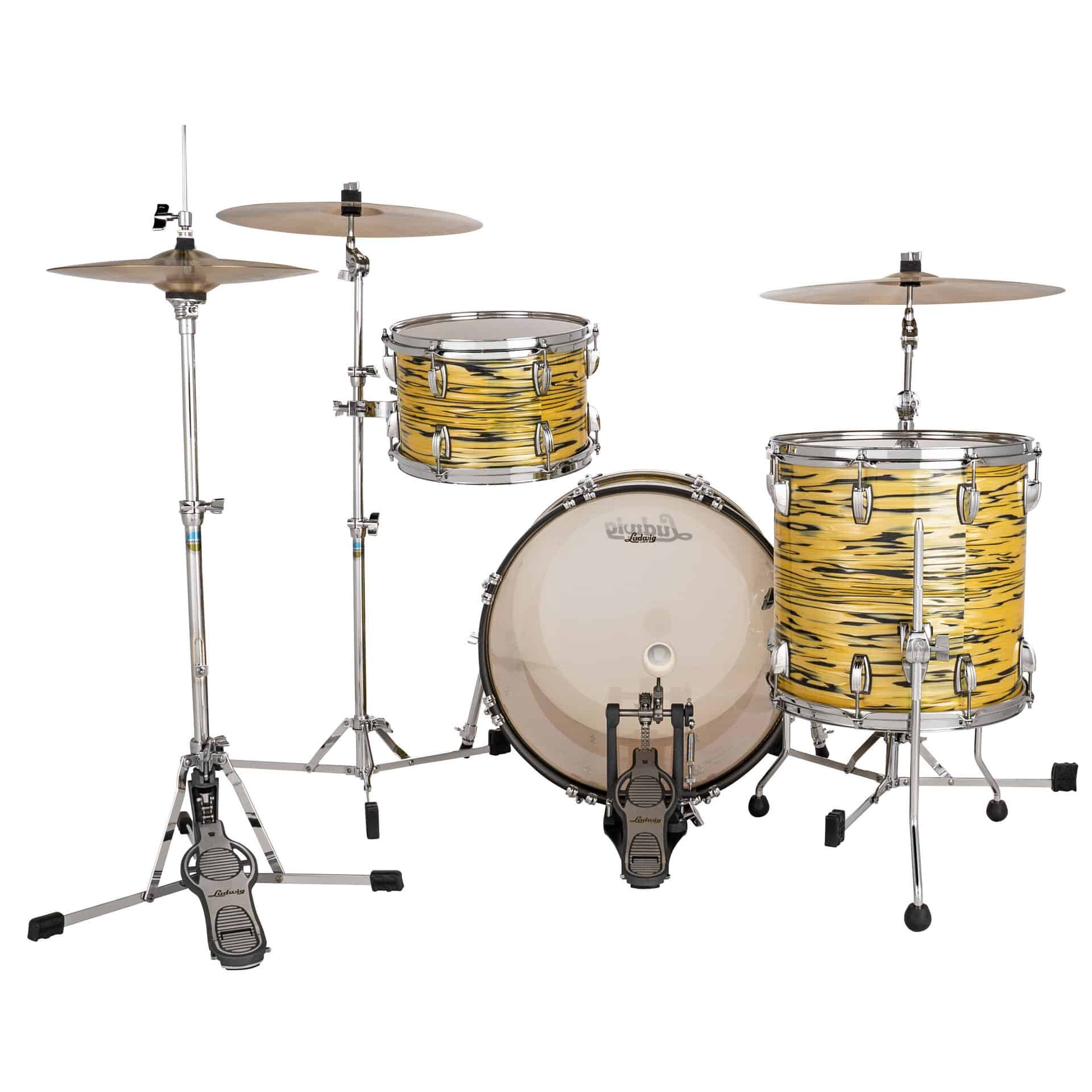 Ludwig Classic Maple Downbeat 20" Lemon Oyster 3 Pcs. 2