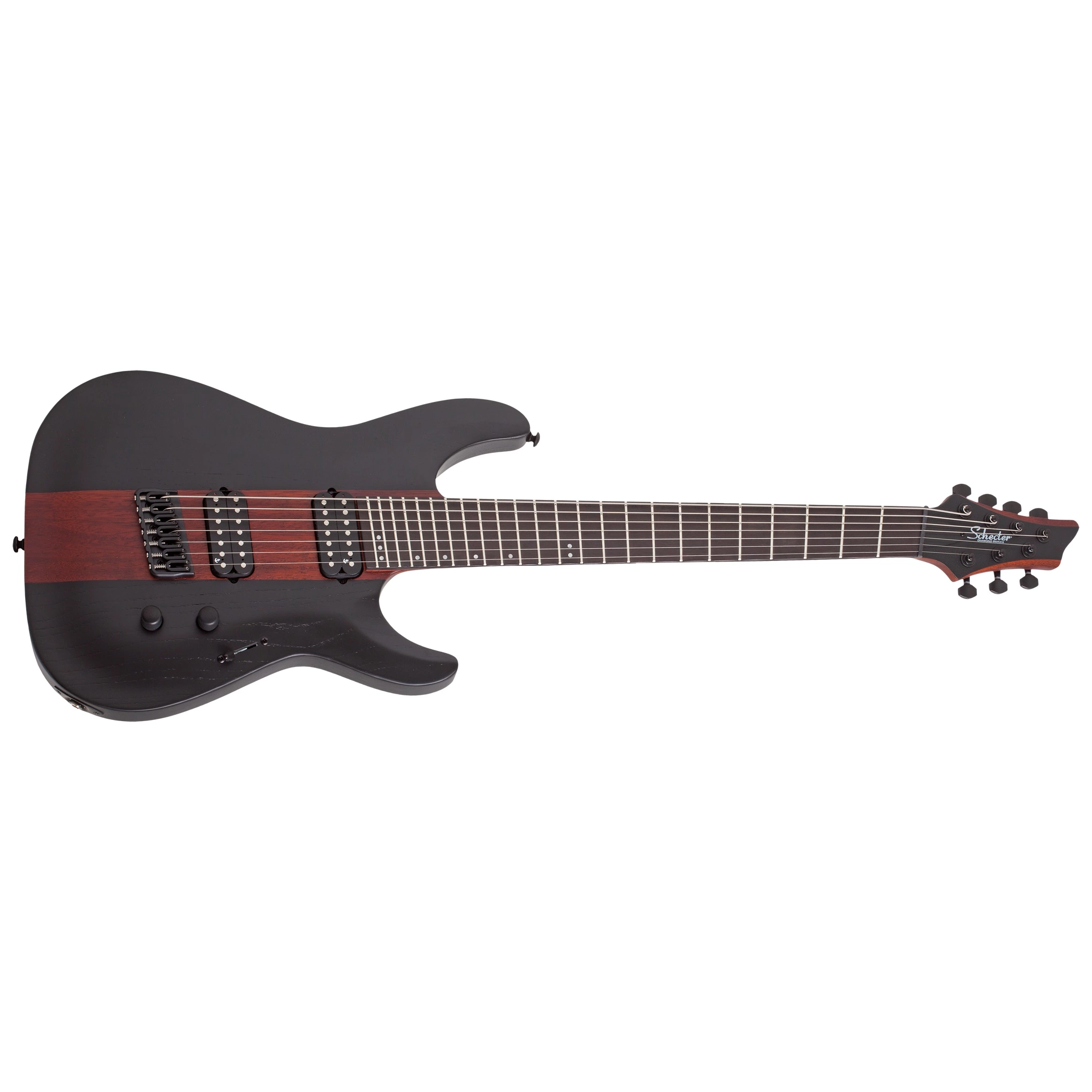 Schecter Signature C-7 Rob Scallon Dark Roast 8