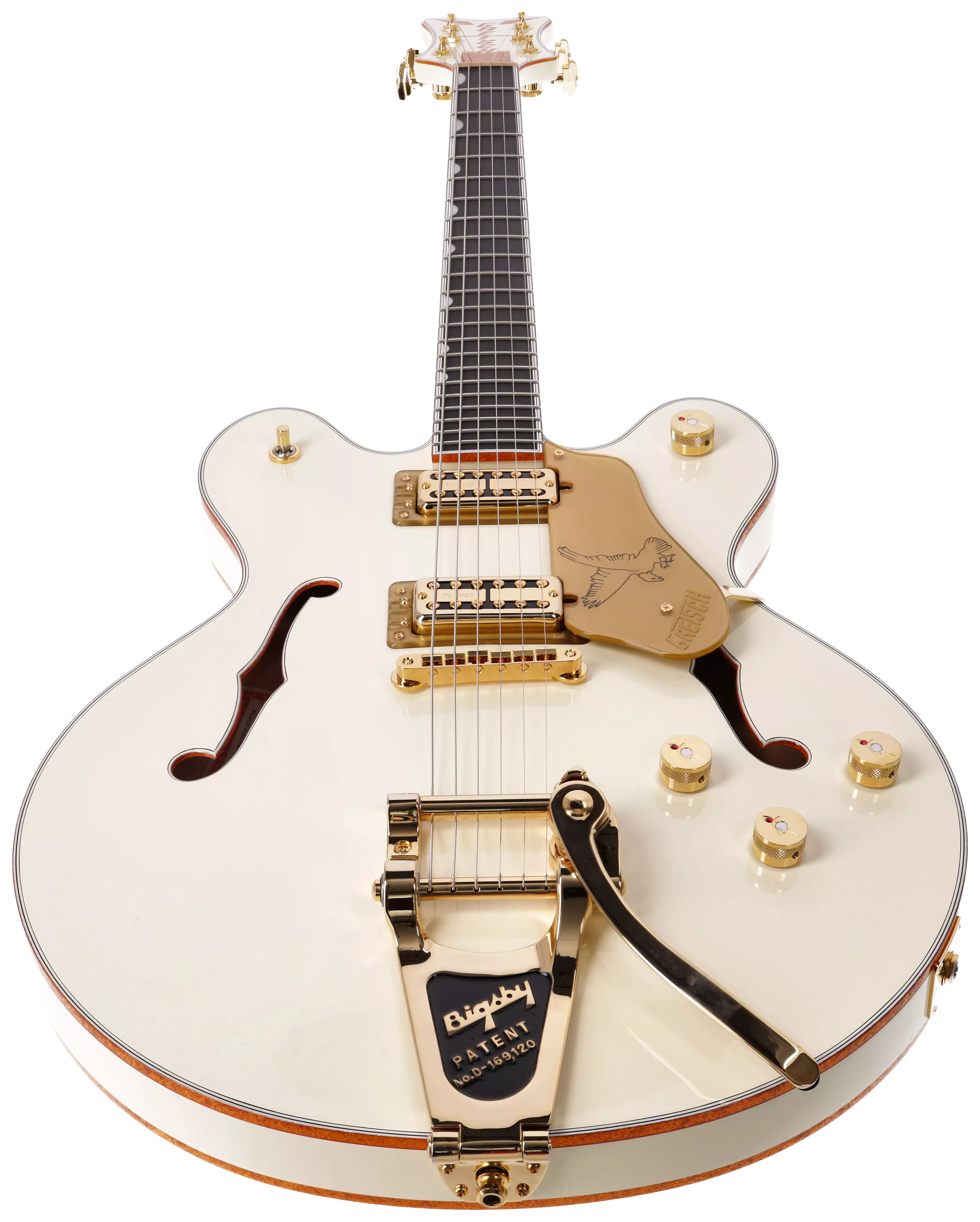 Gretsch LTD Falcon Center Block Bigsby GH EB Vintage White 3