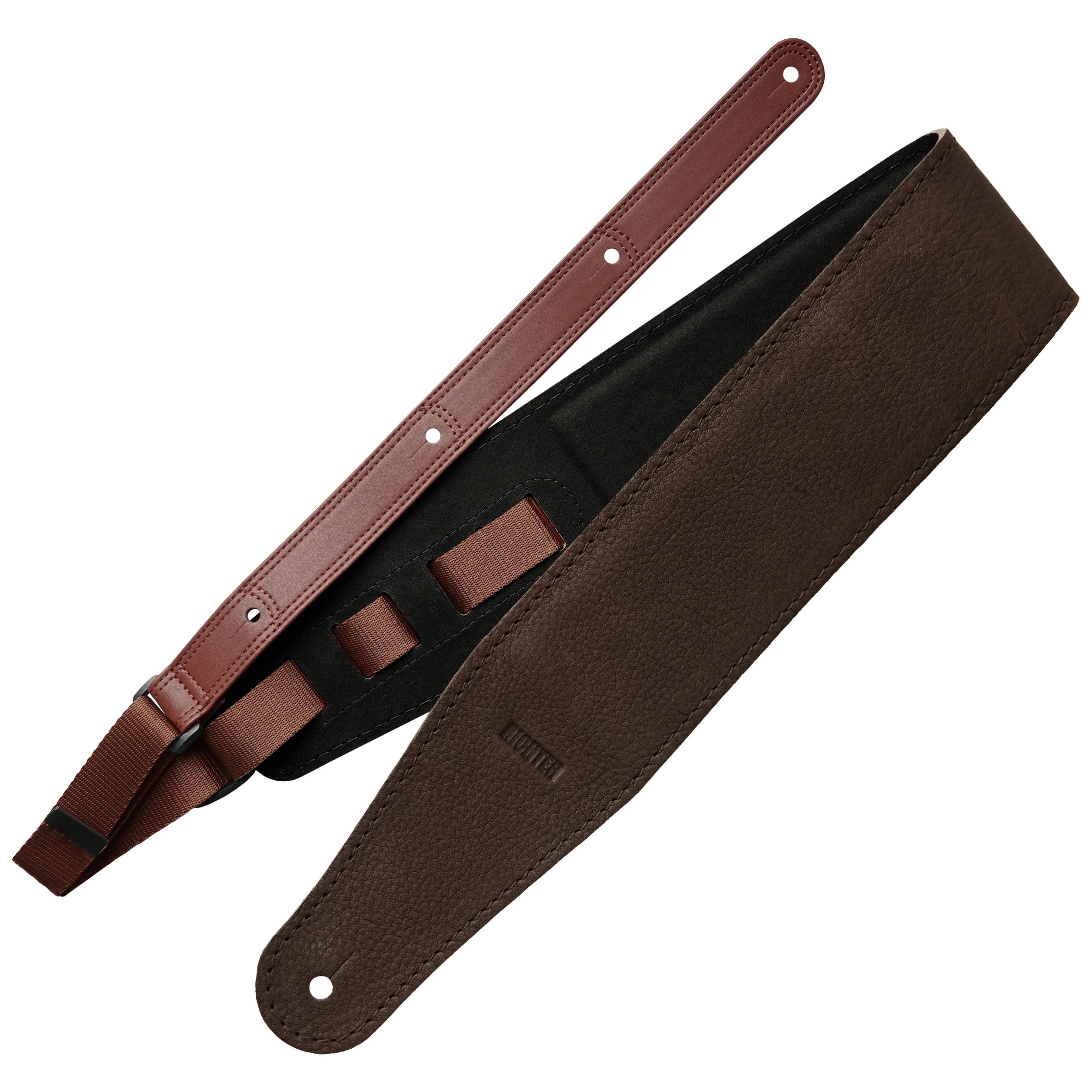 Richter Beavertail Gitarrengurt Bullneck Wild Brown