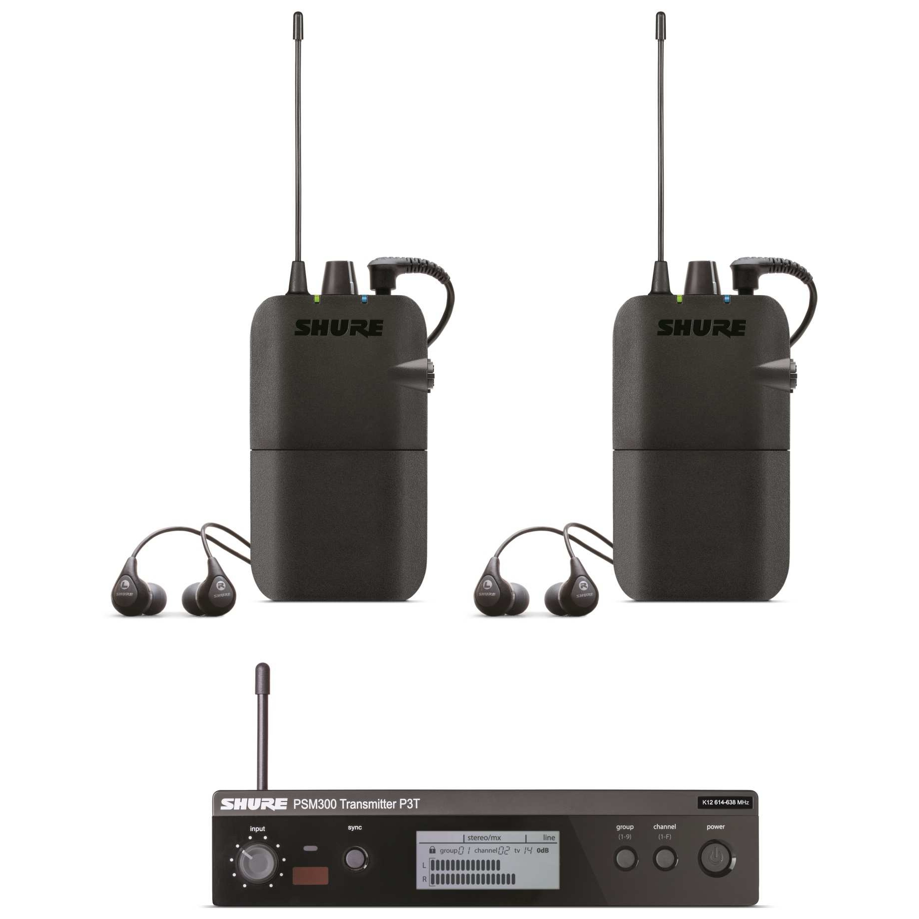 Shure - Shure PSM 300 TwinPack P3TER112TW-S8