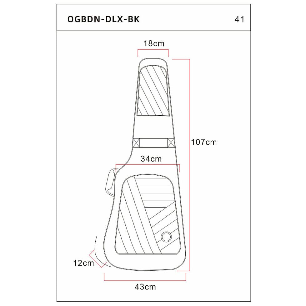 Ortega OGBDN-DLX-BK 6