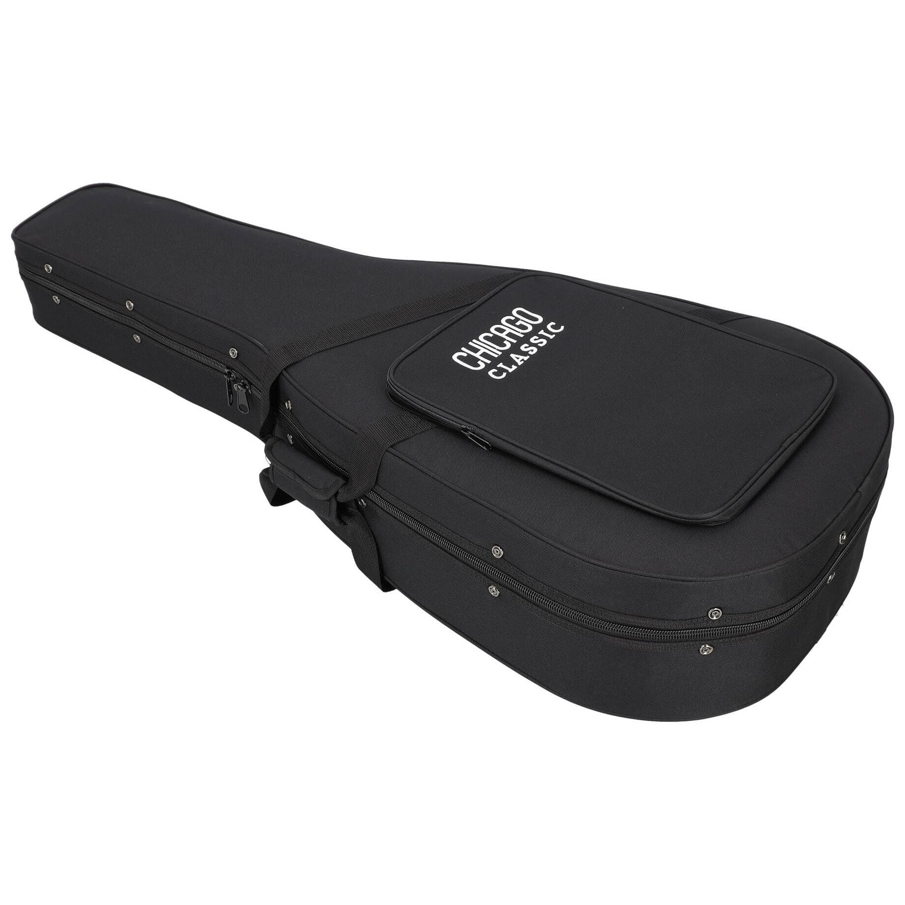 Chicago Classic Lightweight Koffer Western-Gitarre Schwarz 5