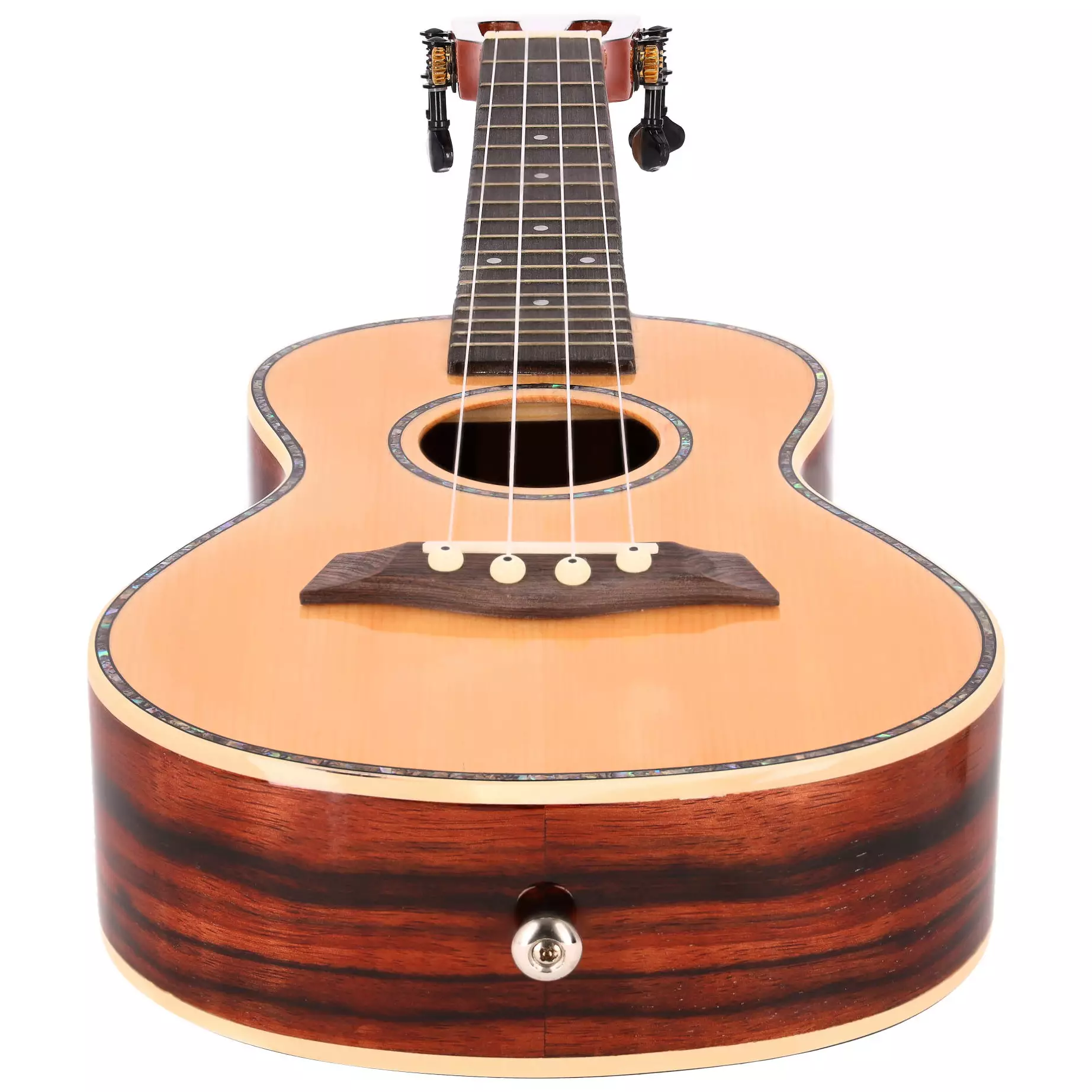Redwood Halo-Halo Solid Top Gloss Concert Ukulele 5