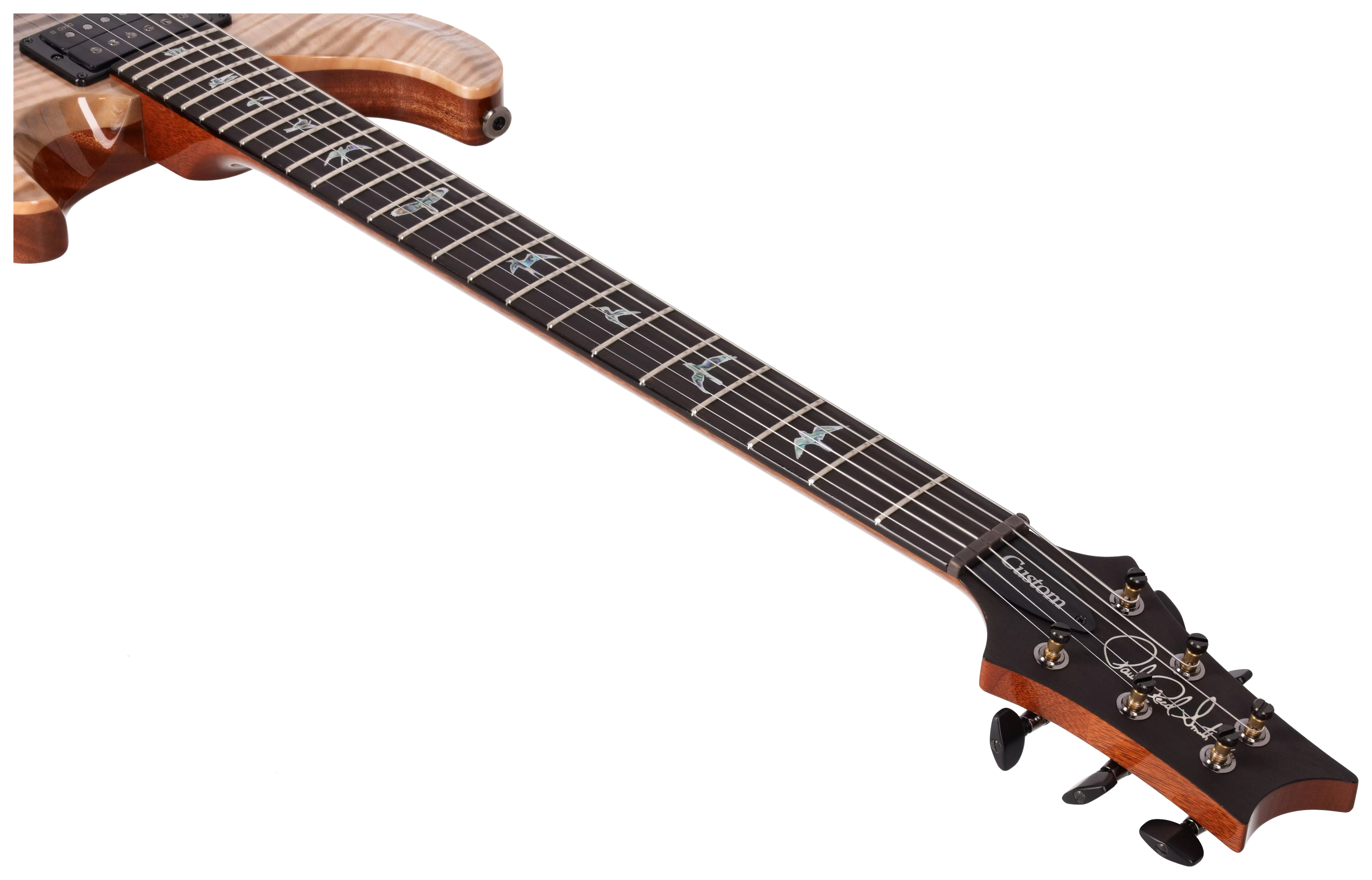 PRS LTD Custom 24 Wood Library Gray Black Fade 10Top # 13