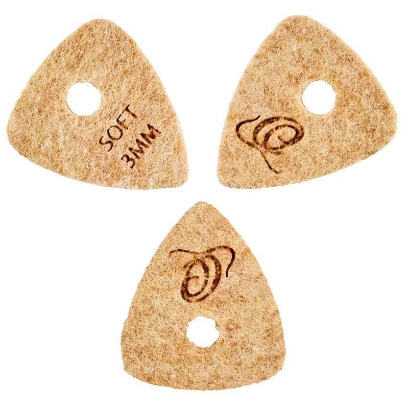 Ortega - Ortega Filz Plektrum Soft 3er Pack